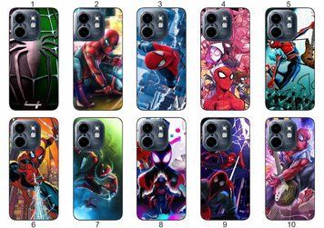 Силіконовий чохол Spider Man Людина-павук для Infinix Hot 50i комікс стиль і захист &mdash; чохол з принтом для смартфона