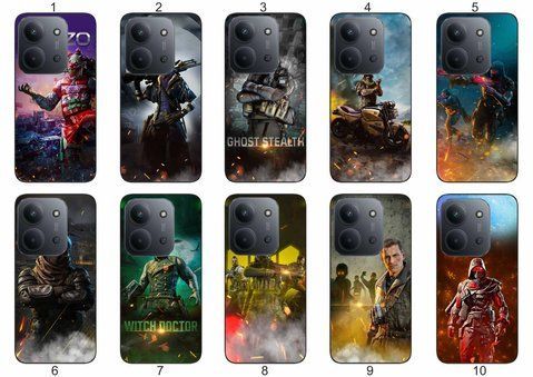 Силіконовий чохол Call of Duty для Xiaomi Poco C85 атмосферний геймерський принт і захист &mdash; чохол з принтом для смартфона