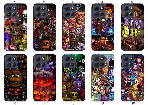 Силіконовий чохол Freddy FNAF Фредді Фазбер для Motorola G86 5G атмосферний принт і захист &mdash; чохол з принтом для смартфона