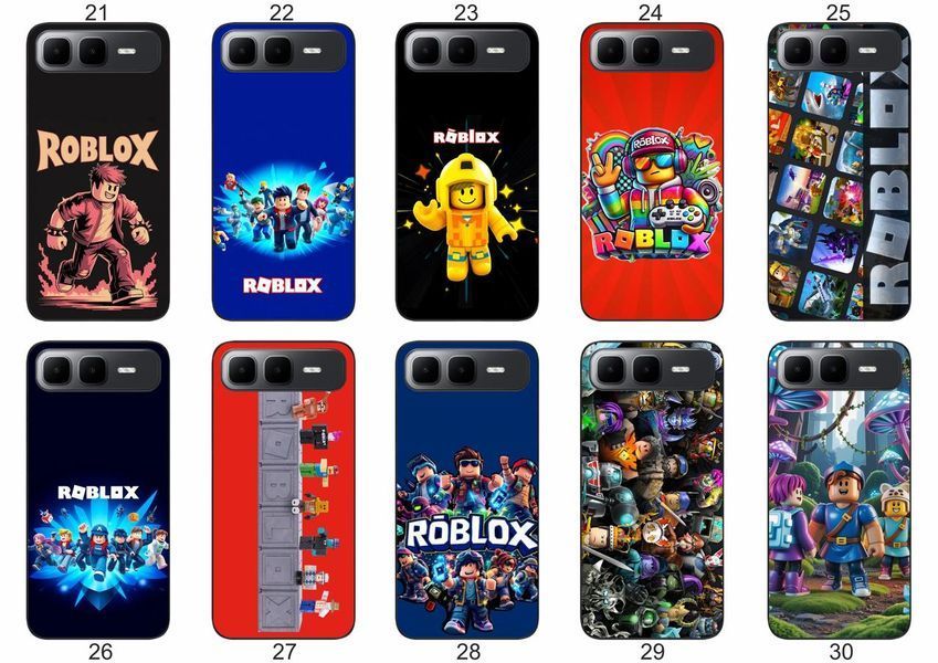 Силіконовий чохол Roblox Роблокс для Infinix Smart 10 Plus (X6725B) ігровий принт і захист &mdash; чохол з принтом для смартфона