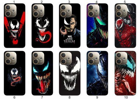 Силіконовий чохол Venom Веном для OPPO A5 Pro драматичний контраст і захист &mdash; чохол з принтом для смартфона