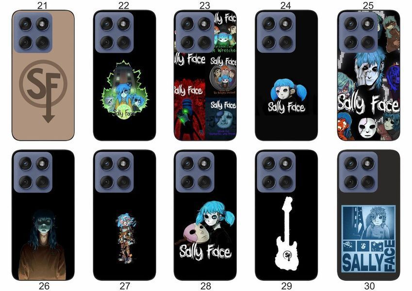 Силіконовий чохол Саллі Фейс Sally Face для Motorola Edge 60 загадковий дизайн &mdash; чохол з принтом для смартфона
