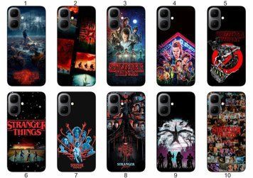 Силіконовий чохол Дуже дивні справи Stranger Things для Infinix Smart 10 (X6725) фантастичний дизайн і надійний захист &mdash; чохол з принтом для смартфона