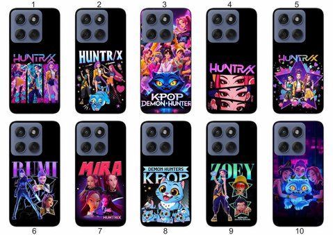 Силіконовий чохол KPOP Demon Hunters для Motorola Edge 60 кейс-поп дизайн &mdash; чохол з принтом для смартфона