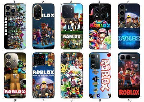 Силіконовий чохол Roblox Роблокс для Samsung Xiaomi iPhone Realme Vivo ZTE Oppo Motorola Nokia Tecno Infinix Poco &mdash; чохол з принтом для смартфона