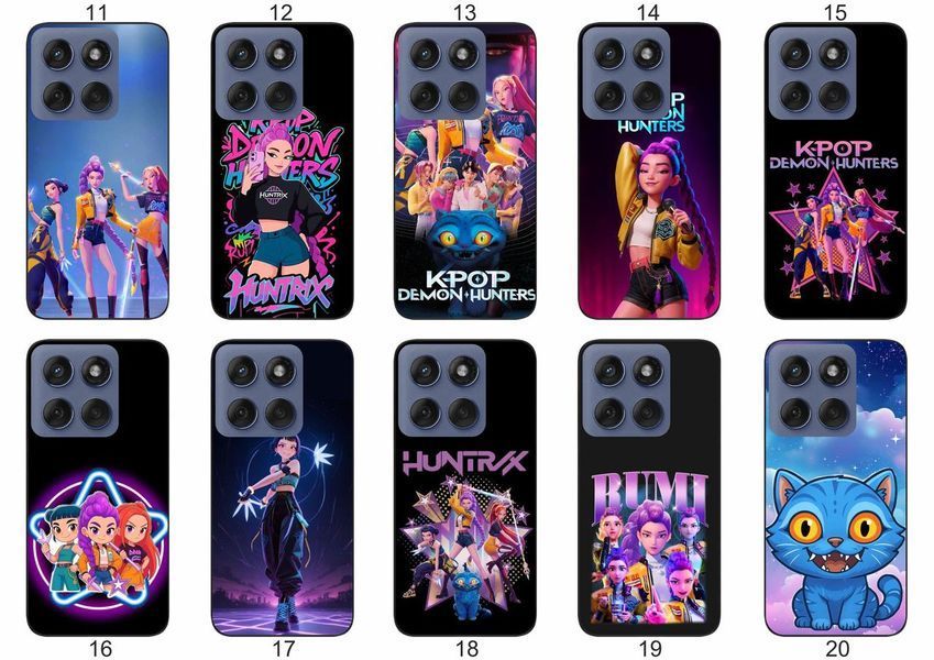 Силіконовий чохол KPOP Demon Hunters для Motorola Edge 60 кейс-поп дизайн &mdash; чохол з принтом для смартфона