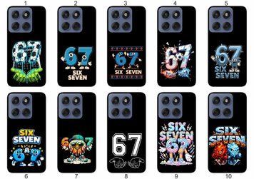 Силіконовий чохол 6-7 Шість Сім Six-Seven для Motorola Edge 60 мемний дизайн &mdash; чохол з принтом для смартфона