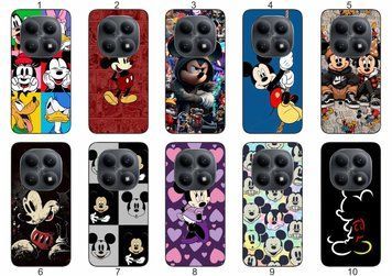 Силіконовий чохол Мікі Маус Mickey Mouse для Xiaomi Redmi Note 15 4G / 5G діснеївська естетика &mdash; чохол з принтом для смартфона