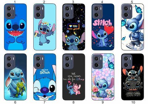 Силіконовий чохол Stitch Стіч для Motorola Moto G05 пустотливий принт і захист &mdash; чохол з принтом для смартфона