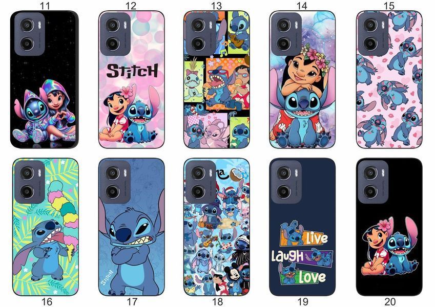 Силіконовий чохол Stitch Стіч для Motorola Moto G05 пустотливий принт і захист &mdash; чохол з принтом для смартфона