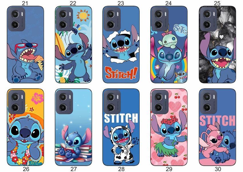 Силіконовий чохол Stitch Стіч для Motorola Moto G05 пустотливий принт і захист &mdash; чохол з принтом для смартфона