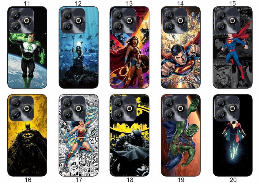 Силіконовий чохол DC Comics для ZTE Blade A75 4G супергеройська естетика &mdash; чохол з принтом для смартфона