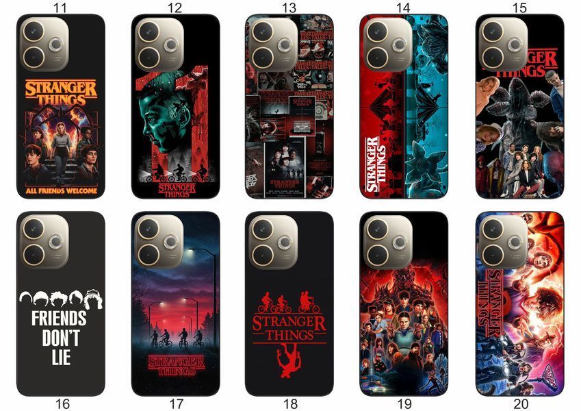 Силіконовий чохол Дуже дивні справи Stranger Things для OPPO A5 Pro фантастичний дизайн і надійний захист &mdash; чохол з принтом для смартфона