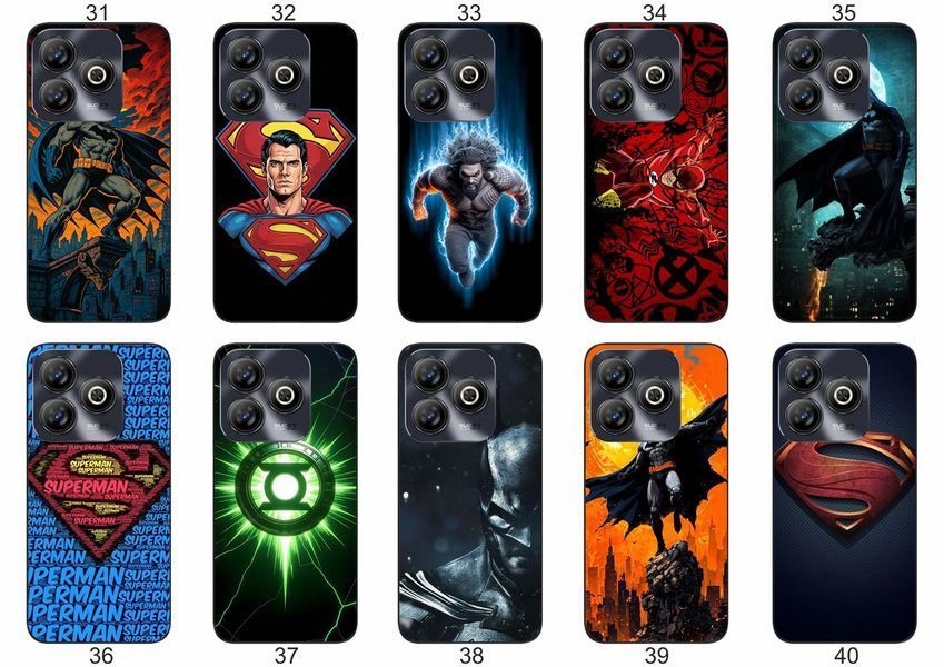 Силіконовий чохол DC Comics для ZTE Blade A75 4G супергеройська естетика &mdash; чохол з принтом для смартфона