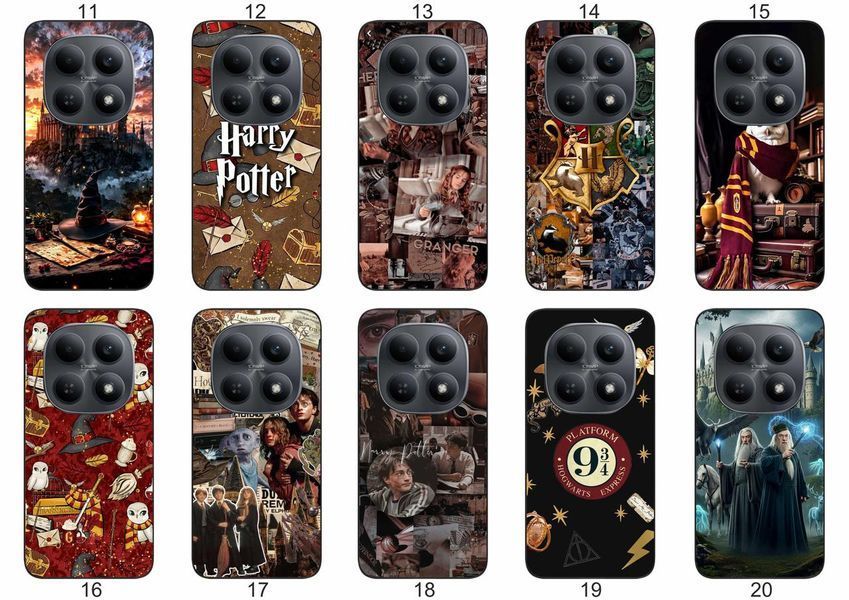Силіконовий чохол Гаррі Поттер Harry Potter для Xiaomi Redmi Note 15 4G / 5G магія Гоґвортсу та культовий дизайн &mdash; чохол з принтом для смартфона