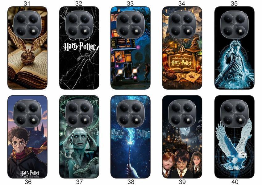 Силіконовий чохол Гаррі Поттер Harry Potter для Xiaomi Redmi Note 15 4G / 5G магія Гоґвортсу та культовий дизайн &mdash; чохол з принтом для смартфона