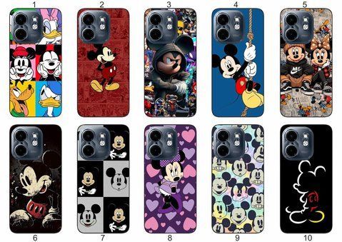 Силіконовий чохол Мікі Маус Mickey Mouse для Infinix Smart 9 4G діснеївська естетика &mdash; чохол з принтом для смартфона