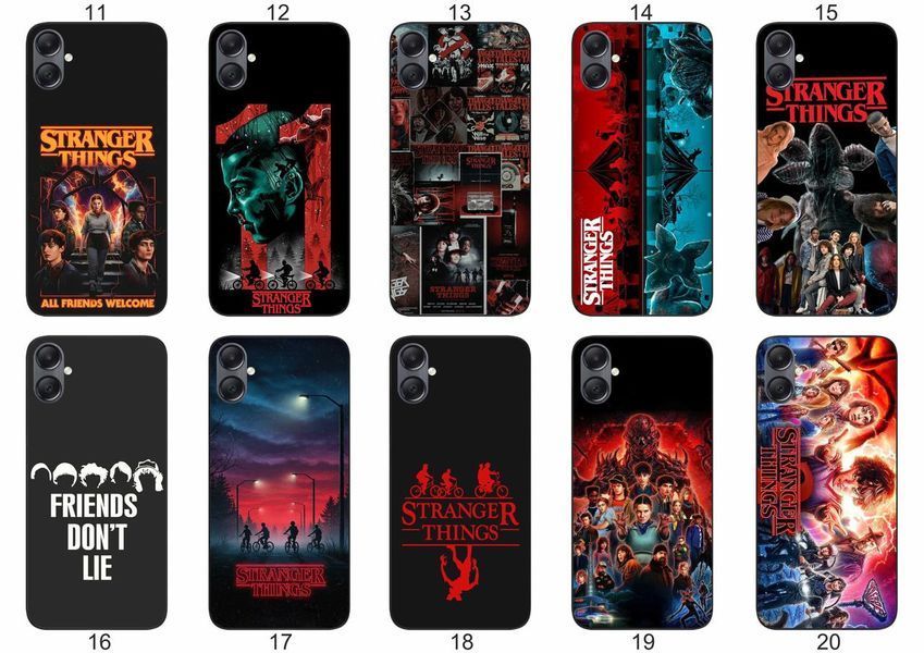 Силіконовий чохол Дуже дивні справи Stranger Things для Samsung A07 Galaxy A075F фантастичний дизайн і надійний захист &mdash; чохол з принтом для смартфона