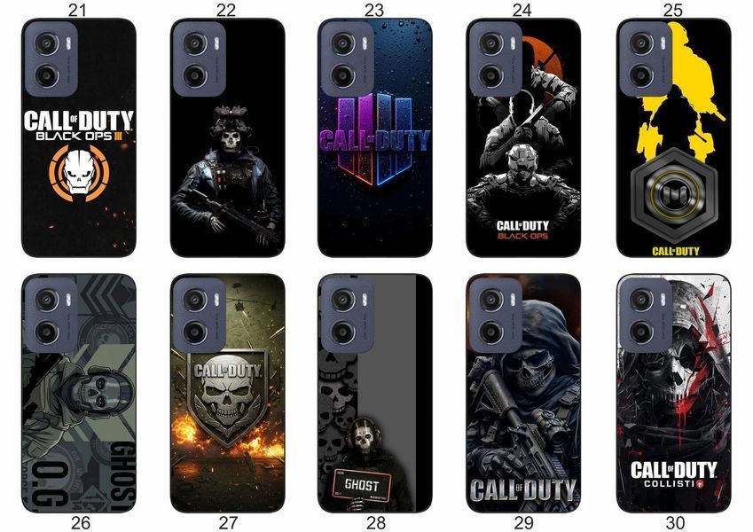 Силіконовий чохол Call of Duty для Motorola Moto G05 атмосферний геймерський принт і захист &mdash; чохол з принтом для смартфона