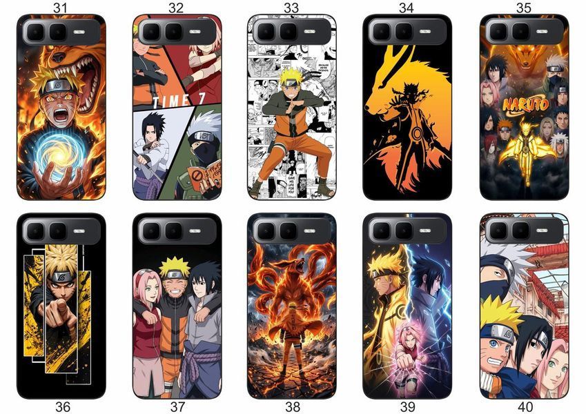 Силіконовий чохол з аніме Наруто Anime Naruto для Infinix Smart 10 Plus (X6725B) вислови свою фанатську любов &mdash; чохол з принтом для смартфона