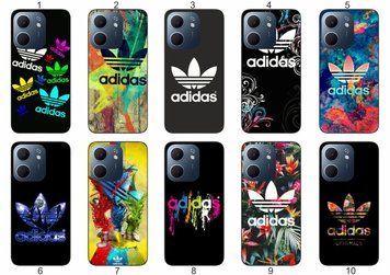 Силіконовий чохол у спортивному стилі Adidas Адідас для OPPO A5x лаконічно та динамічно &mdash; чохол з принтом для смартфона