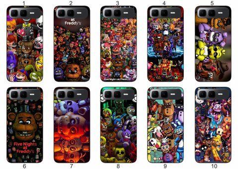 Силіконовий чохол Freddy FNAF Фредді Фазбер для Infinix Smart 10 Plus (X6725B) атмосферний принт і захист &mdash; чохол з принтом для смартфона