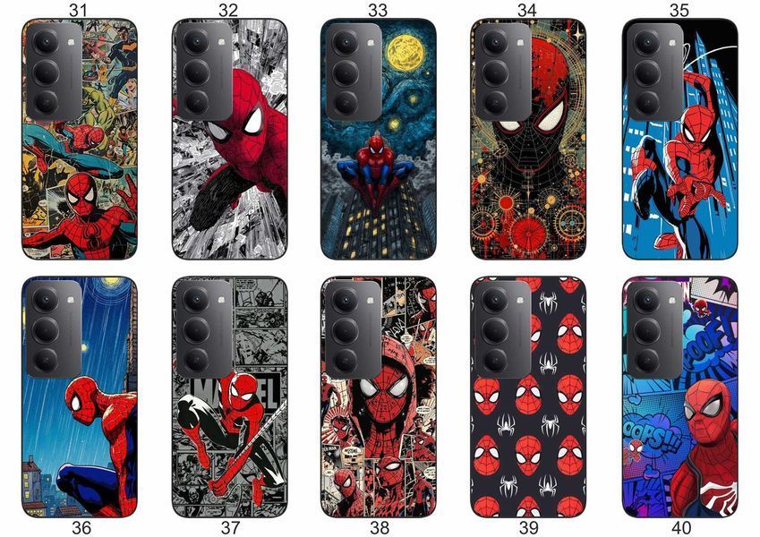 Силіконовий чохол Spider Man Людина-павук для Xiaomi Redmi 15 комікс стиль і захист &mdash; чохол з принтом для смартфона