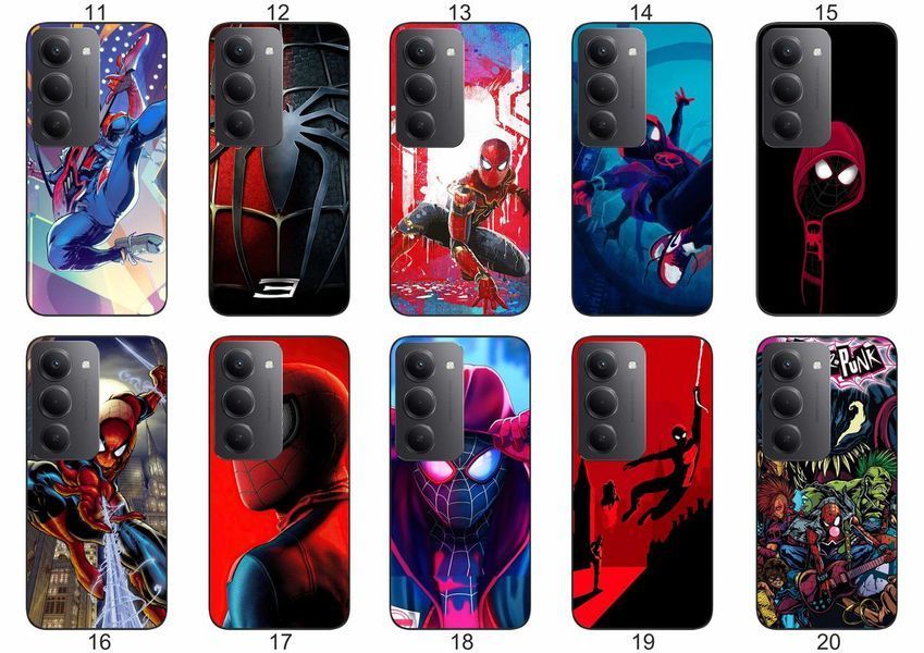 Силіконовий чохол Spider Man Людина-павук для Xiaomi Redmi 15 комікс стиль і захист &mdash; чохол з принтом для смартфона