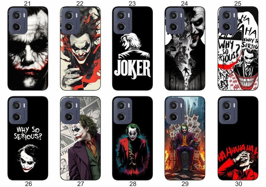 Силіконовий чохол Joker Джокер Harley Quinn Харлі Квін для Motorola Moto G05 харизма та захист &mdash; чохол з принтом для смартфона