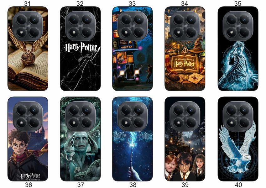 Силіконовий чохол Гаррі Поттер Harry Potter для Xiaomi Redmi Note 15 Pro+ 5G магія Гоґвортсу та культовий дизайн &mdash; чохол з принтом для смартфона