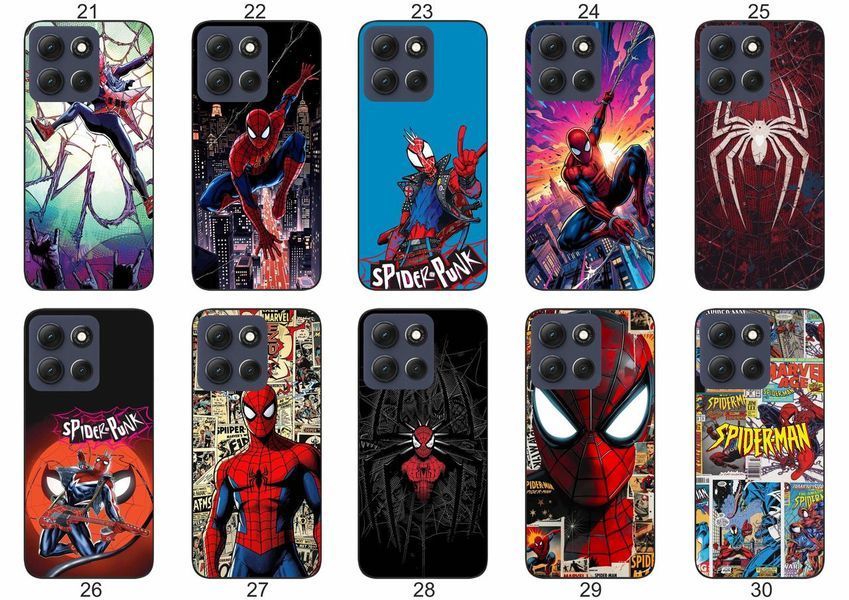 Силіконовий чохол Spider Man Людина-павук для Motorola G86 5G комікс стиль і захист &mdash; чохол з принтом для смартфона