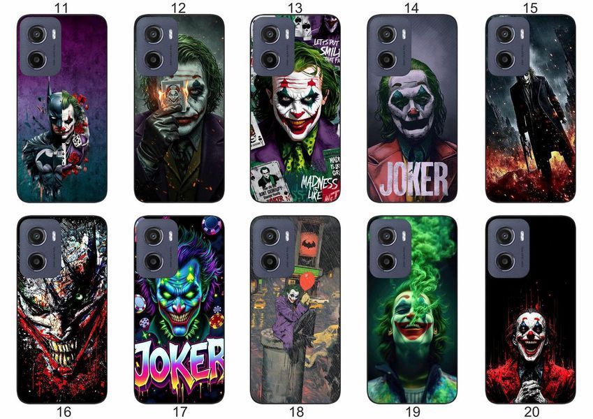 Силіконовий чохол Joker Джокер Harley Quinn Харлі Квін для Motorola Moto G05 харизма та захист &mdash; чохол з принтом для смартфона