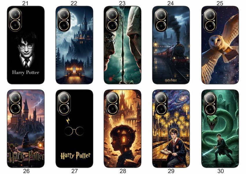 Силіконовий чохол Гаррі Поттер Harry Potter для Realme C67 4G магія Гоґвортсу та культовий дизайн &mdash; чохол з принтом для смартфона