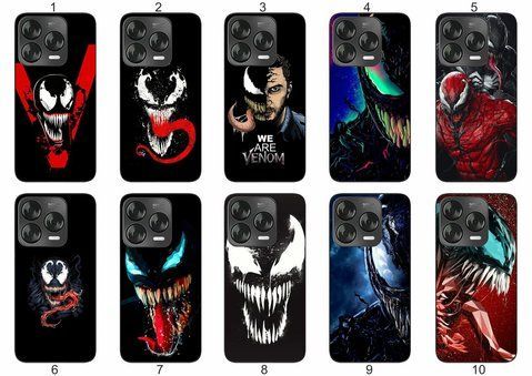 Силіконовий чохол Venom Веном для ZTE Blade V70 Vita 4G драматичний контраст і захист &mdash; чохол з принтом для смартфона