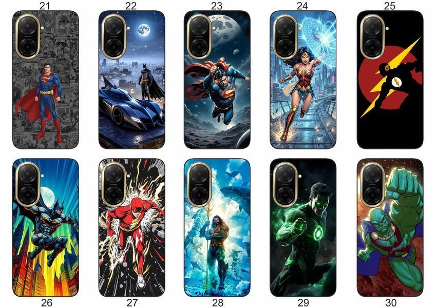 Силіконовий чохол DC Comics для Xiaomi Redmi A5 супергеройська естетика &mdash; чохол з принтом для смартфона