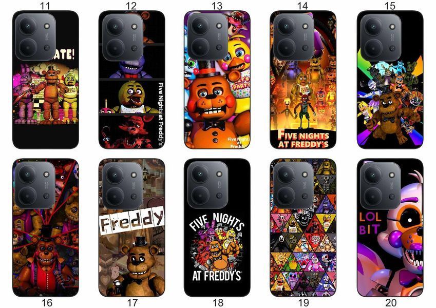 Силіконовий чохол Freddy FNAF Фредді Фазбер для Xiaomi Poco C85 атмосферний принт і захист &mdash; чохол з принтом для смартфона