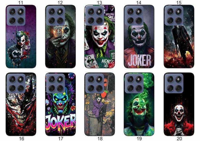 Силіконовий чохол Joker Джокер Harley Quinn Харлі Квін для Motorola Edge 60 Fusion харизма та захист &mdash; чохол з принтом для смартфона