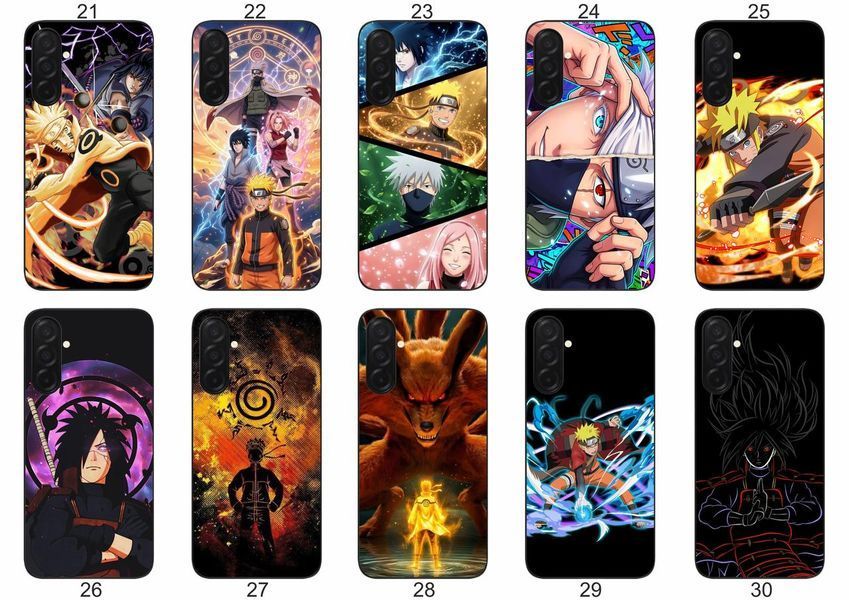 Силіконовий чохол з аніме Наруто Anime Naruto для Samsung Galaxy A17 вислови свою фанатську любов &mdash; чохол з принтом для смартфона
