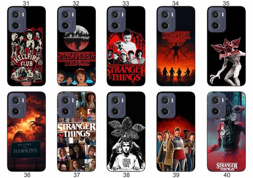 Силіконовий чохол Дуже дивні справи Stranger Things для Motorola Moto G05 фантастичний дизайн і надійний захист &mdash; чохол з принтом для смартфона