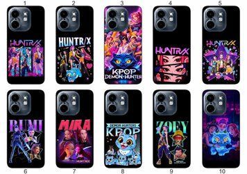 Силіконовий чохол KPOP Demon Hunters для Infinix Smart 9 4G кейс-поп дизайн &mdash; чохол з принтом для смартфона
