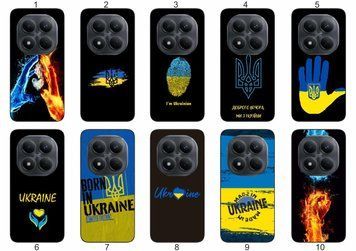 Силіконовий чохол Україна Ukraine для Xiaomi Redmi Note 15 Pro+ 5G стильний національний дизайн &mdash; чохол з принтом для смартфона
