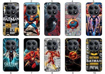 Силіконовий чохол DC Comics для Xiaomi Redmi Note 15 4G / 5G супергеройська естетика &mdash; чохол з принтом для смартфона