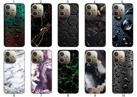Силіконовий чохол Текстури для OPPO A5 Pro естетика мармуру та яскраві акценти &mdash; чохол з принтом для смартфона