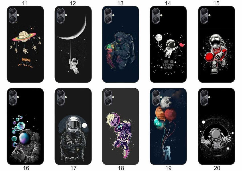 Силіконовий чохол Космос для Samsung A07 Galaxy A075F чарівна естетика галактики &mdash; чохол з принтом для смартфона