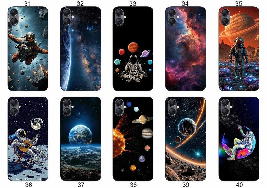 Силіконовий чохол Космос для Samsung A07 Galaxy A075F чарівна естетика галактики &mdash; чохол з принтом для смартфона