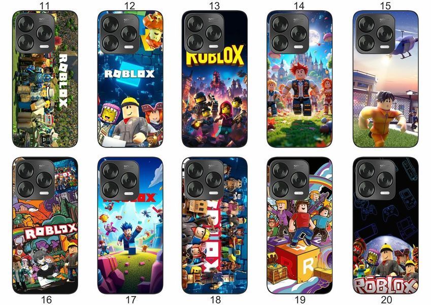 Силіконовий чохол Roblox Роблокс для ZTE Blade V70 Vita 4G ігровий принт і захист &mdash; чохол з принтом для смартфона