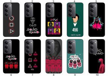 Силіконовий чохол Squid Game Гра в кальмара для Xiaomi Redmi 15 трендовий принт і захист &mdash; чохол з принтом для смартфона