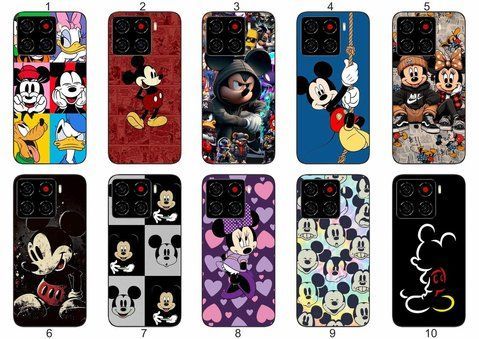Силіконовий чохол Мікі Маус Mickey Mouse для ZTE Blade A56 діснеївська естетика &mdash; чохол з принтом для смартфона