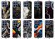 Силіконовий чохол Текстури для Motorola Edge 60 Fusion естетика мармуру та яскраві акценти &mdash; чохол з принтом