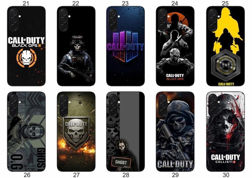 Силіконовий чохол Call of Duty для Samsung Galaxy A17 атмосферний геймерський принт і захист &mdash; чохол з принтом для смартфона
